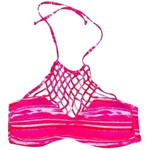 Hollister Strappy Pink Bikini Top‎